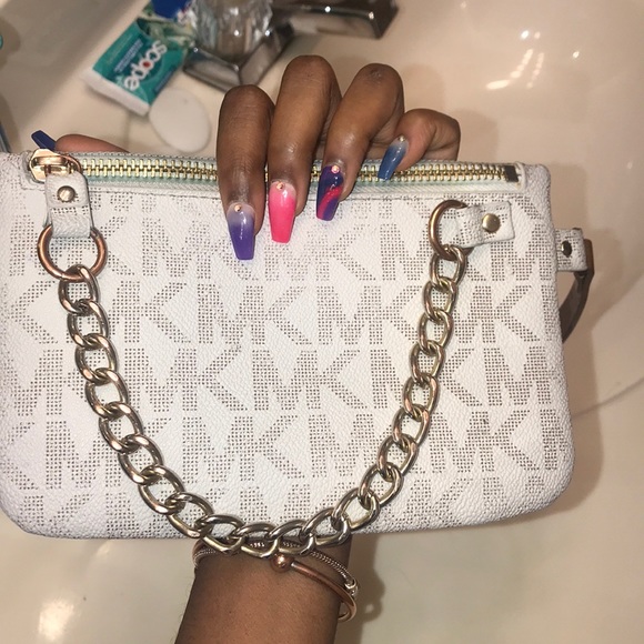 White MK fanny pack - Picture 1 of 6